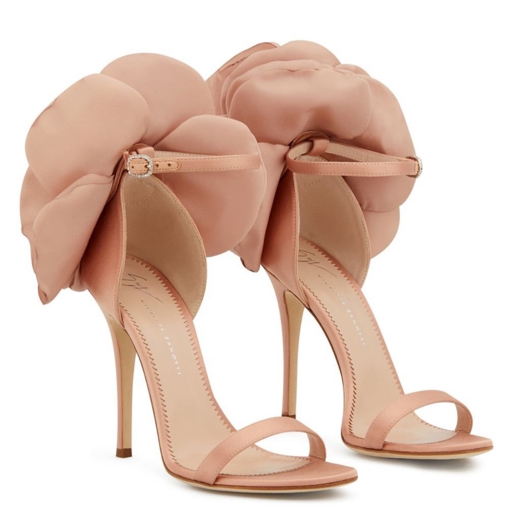 Like New GIUSEPPE ZANOTTI Peony 115mm Sandals In Schwarz $1,395 38 - Picture 2 of 15